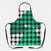 Tablier Arlequin Triangle Vert (Recto)