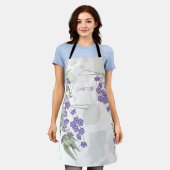 Tablier Armature de fleur feuillue géométrique or       (Porté)