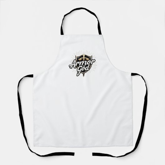 Tablier Armor of God Apron | Faith-Based Kitchen Apron  (Recto)