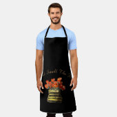 Tablier Arrêtez Et Sentez Les Fowers - Tout Sur L'Imprimé  (Porté)