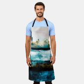 Tablier arrière - plan Abstrait de texture d'huile. Peindr (Porté)