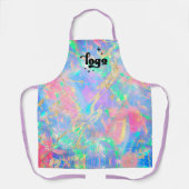 Tablier arrière - plan abstrait inspiré de pierres précieu (Recto)