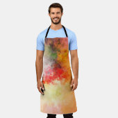 Tablier Arrière - plan Abstrait peint brossé. Brosse (Porté)