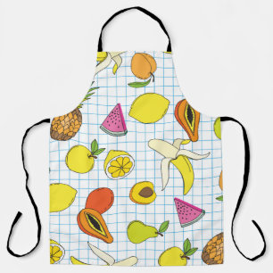 Tablier Arrière - plan aux fruits juteux. Patte de fruits
