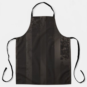 Tablier Arrière - plan brun rayé Steampunk