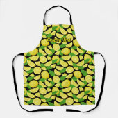 Tablier Arrière - plan citron (Recto)