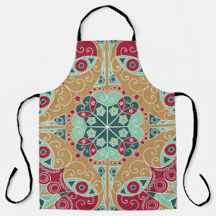 Tablier Arrière - plan coloré à motifs ethniques. Arabe