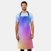 Tablier Arrière - plan couleur aquarelle (Porté)