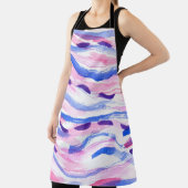 Tablier arrière - plan d'aquarelle rayée Abstrait. Brosse (Insitu)