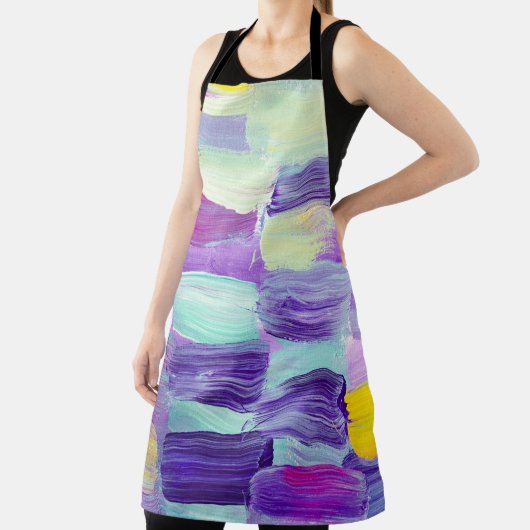 Tablier Arrière - plan d'art Abstrait peint à la main (Insitu)