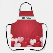 Tablier Arrière - plan de la Saint Valentin (Recto)