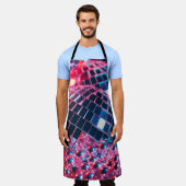 Tablier Arrière - plan de la soirée disco brillant avec bo (Porté)