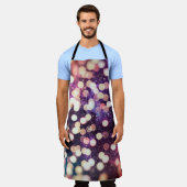 Tablier Arrière - plan de Noël. Grapi brillant de vacances (Porté)