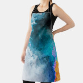 Tablier Arrière - plan de papier aquarelle. Illu peint Abs (Insitu)