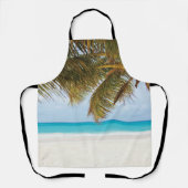 Tablier Arrière - plan de plage tropical (Recto)