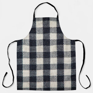 Tablier Arrière - plan de texture coton plaid.