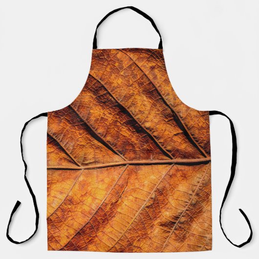 Tablier Arrière - plan de texture feuille sèche (Recto)