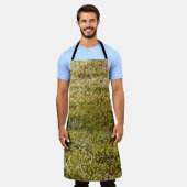 Tablier Arrière - plan d'herbe fraîche vert printemps, ave (Porté)