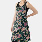 Tablier Arrière - plan floral sans couture. Fleurs roses e (Insitu)