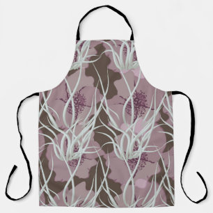 Tablier Arrière - plan floral sans soudure, art à motifs s