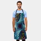 Tablier arrière - plan fractal Abstrait - généré par ordin (Porté)