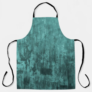 Tablier Arrière - plan habby, couleur turquoise, grunge, l