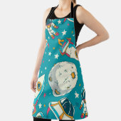 Tablier Arrière - plan sans couture avec astronautes de do (Insitu)
