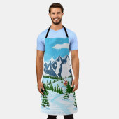 Tablier Arrière - plan simple et transparent - dessin manu (Porté)