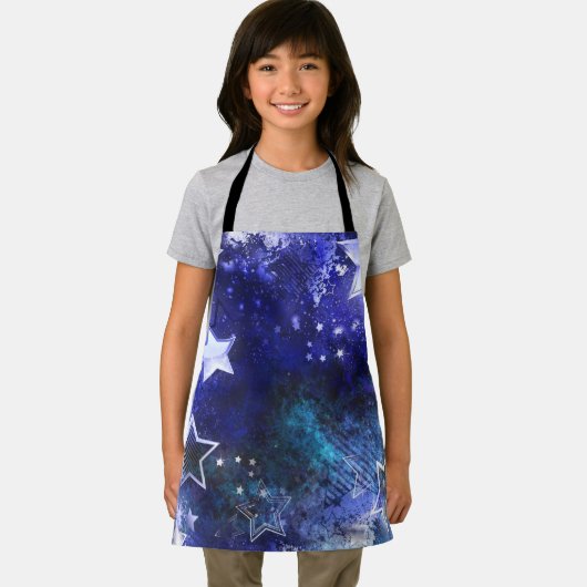 Tablier Arrière - plan spatial avec étoiles (Insitu)