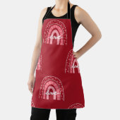 Tablier Arrière - plan Valentin avec amour des coeurs (Insitu)