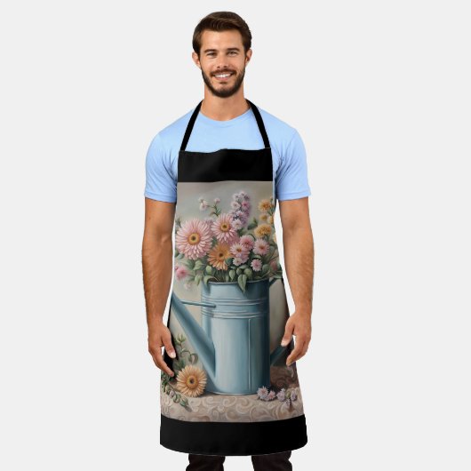 Tablier Arrosage, art vintage (Porté)