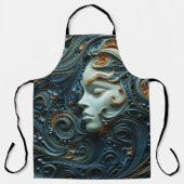 Tablier Art 3D de la femme Lune (Recto)