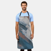 Tablier Art Abstrait : Brush Strokes Versatile. (Porté)