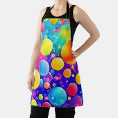 Tablier Art Abstrait de Bulles Colorées (Insitu)