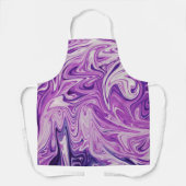 Tablier Art abstrait de lave fondue (Recto)