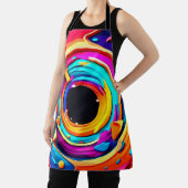 Tablier Art abstrait de vortex cosmique vibrant (Insitu)