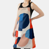 Tablier Art Abstrait géométrique du milieu du siècle scand (Insitu)