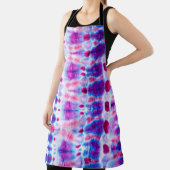 Tablier Art Abstrait rouge vif jaune (Insitu)