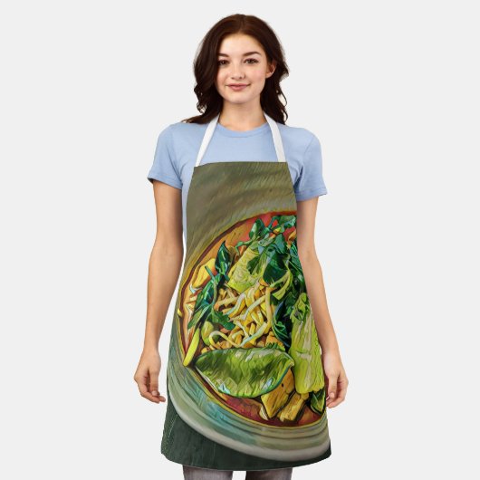Tablier Art alimentaire japonais (Porté)