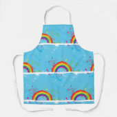 Tablier Art Artistique Arc-en-ciel coloré (Recto)