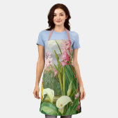 Tablier Art botanique : Beautés du marais (Porté)