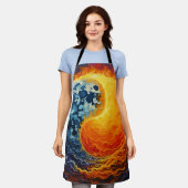 Tablier Art Celestial Yin Yang (Porté)
