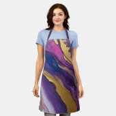 Tablier Art dans la cuisine-Abstrait de flux Art Apron- (Porté)