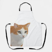 Tablier Art de chat roux adorable (Recto)