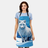 Tablier Art de Fox d'hiver (Porté)
