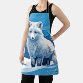 Tablier Art de Fox d'hiver (Insitu)