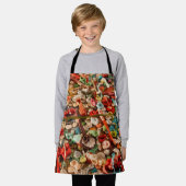 Tablier Art de gomme à mâcher coloré (Porté)