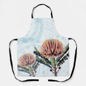 Tablier Art de libellule de fleur de Banksia (Recto)