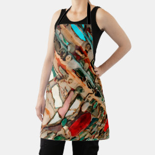 Tablier Art de mosaïque coloré