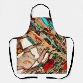 Tablier Art de mosaïque coloré (Recto)